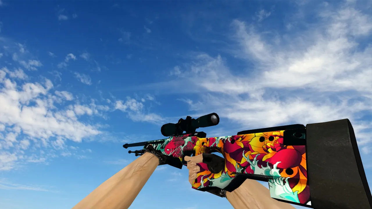 Скриншот Модель «AWP Jinsei» для CS 1.6: качественные текстуры и анимации