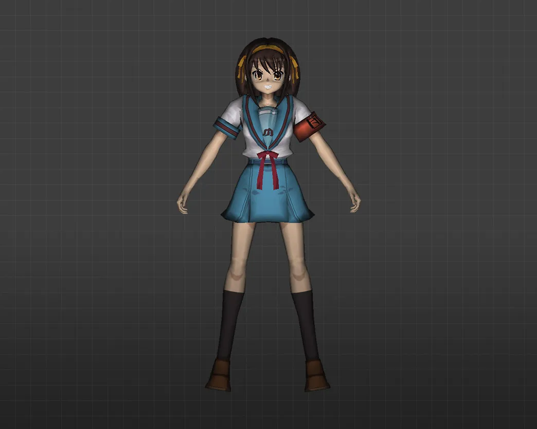 Скриншот  Модель «Харухи Судзумия» для CS 1.6 - Уникальный скин для вашего персонажа