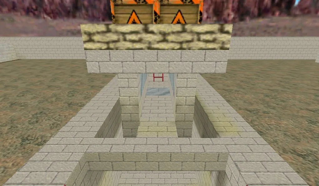 Скриншот  Карта de_snipe_it5_fix для CS 1.6 - Тактическое преимущество на карте