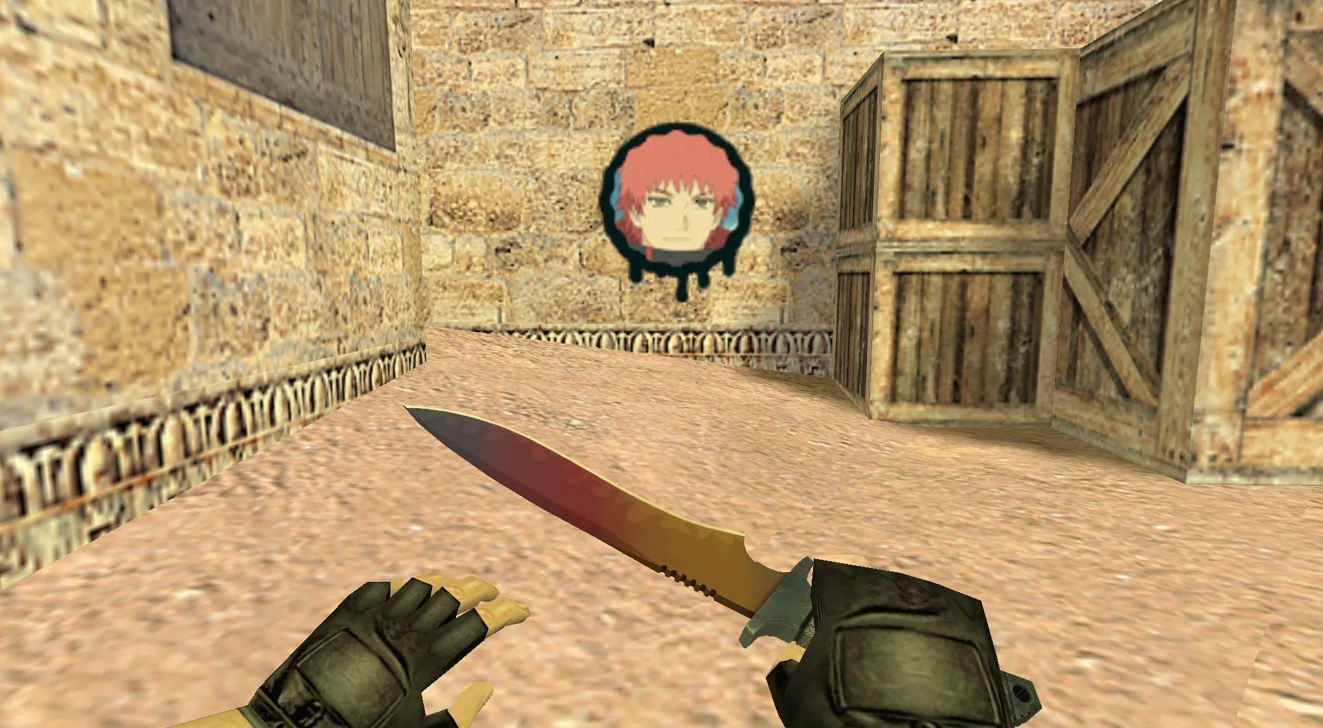 Скриншот Граффити «Сасори» для CS 1.6 - Аниме для вашего игрового стиля