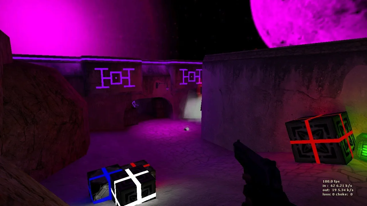 Скриншот  de_dust2_x для CS 1.6 — карта на мид и лонг, точки под CT/T, .nav и оптимизация