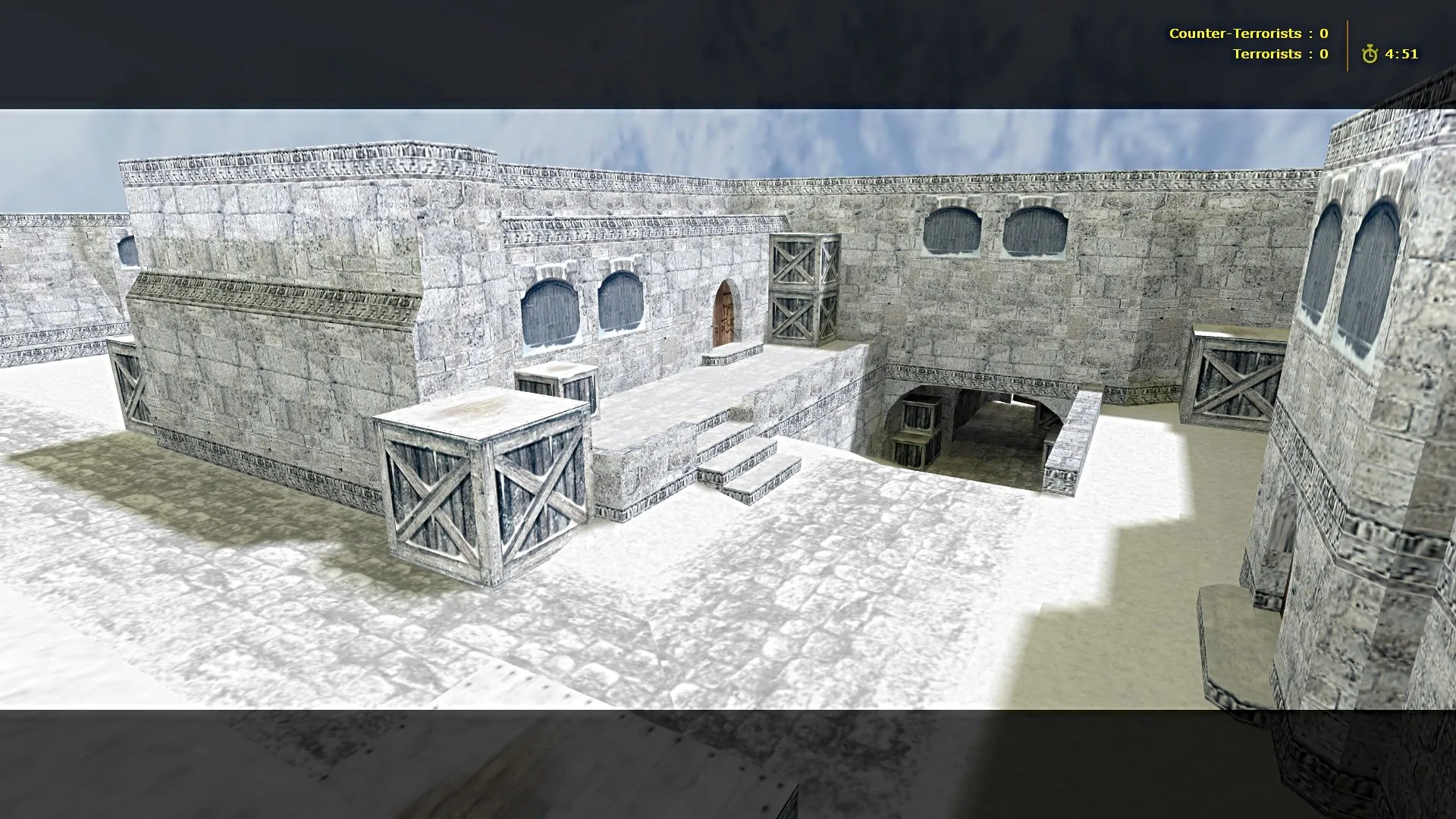 Скриншот  de_dustlong_winter для CS 1.6: тактика сторон, точки, .nav и оптимизация wpoly/epoly