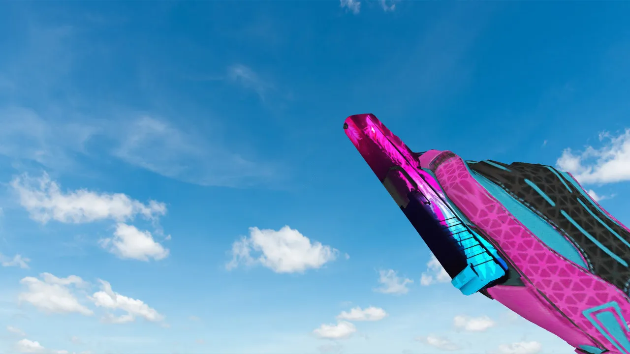 Скриншот Glock Splash Burn для CS 1.6: Качественная модель с уникальным дизайном