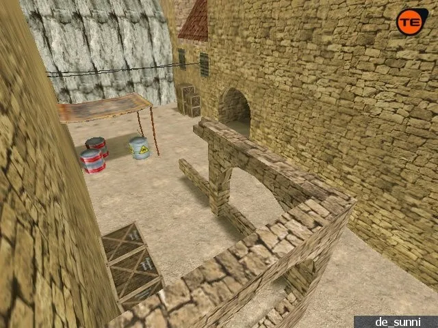 Скриншот  Карта de_sunni для CS 1.6: описания, тактика и советы