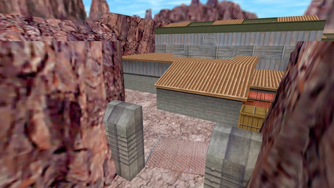 Скриншот  Карта de_nuke2x2 для CS 1.6 - Тактика и оптимизация