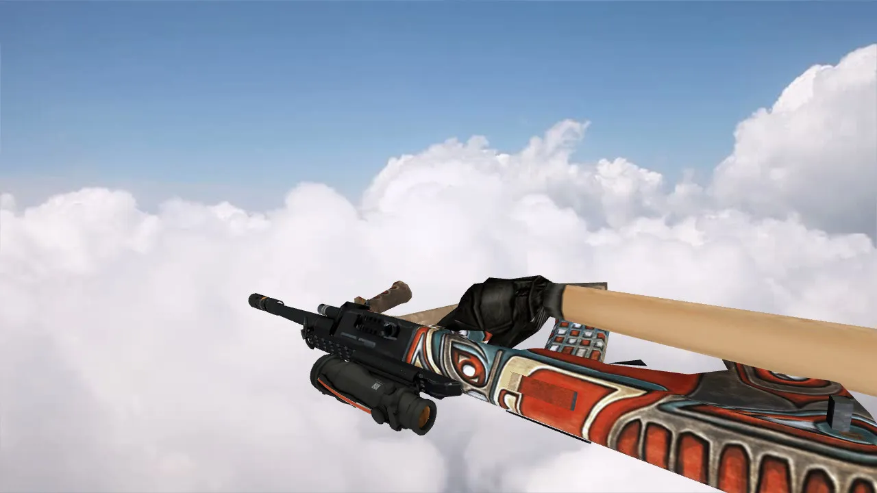 Скриншот Модель AUG Totem для CS 1.6 - Качественная замена оригинала