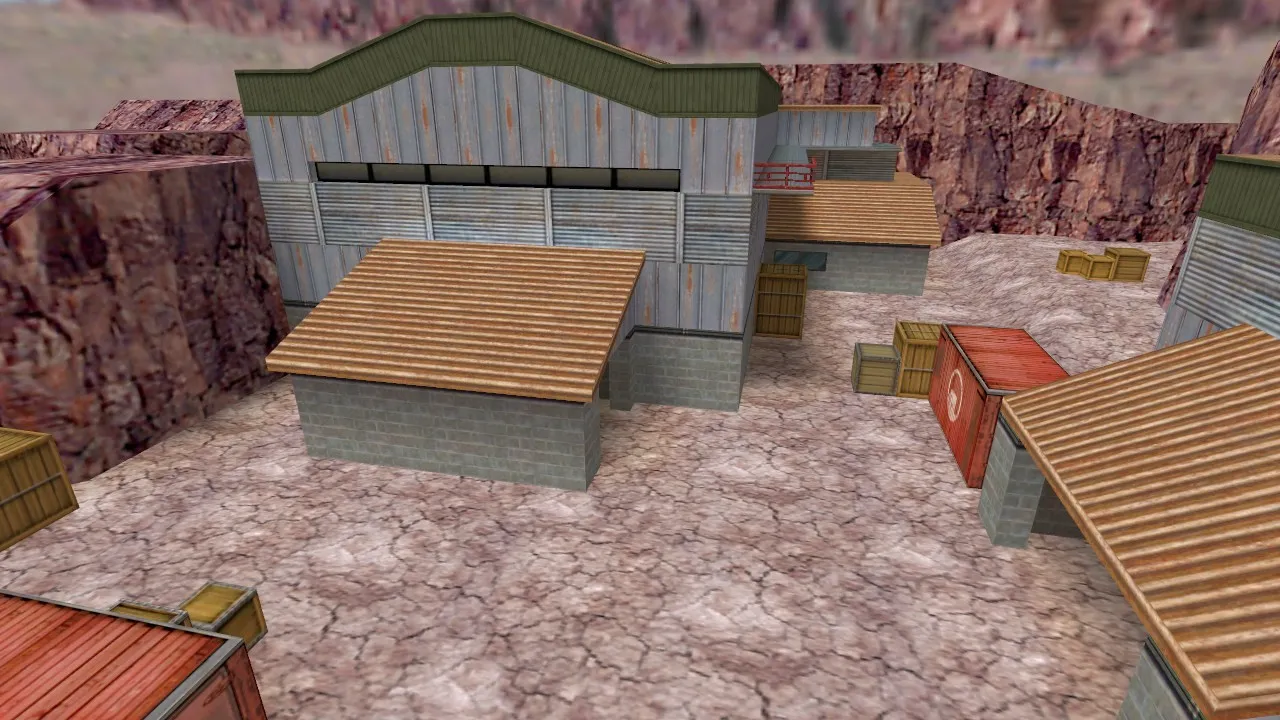 Скриншот  Карта de_nuke2x2 для CS 1.6 - Тактика и оптимизация