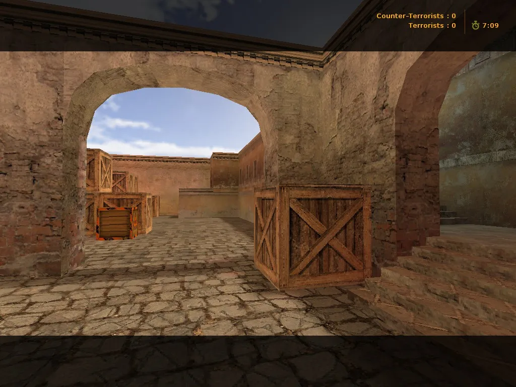 Скриншот  Карта de_scirel_v3 для Counter-Strike 1.6: подробный обзор