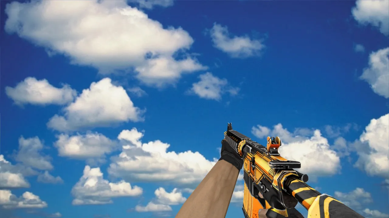 Скриншот Модель M4A4 Industrya v_ p_ w_ для CS 1.6: звуки, анимация осмотра, качество текстур