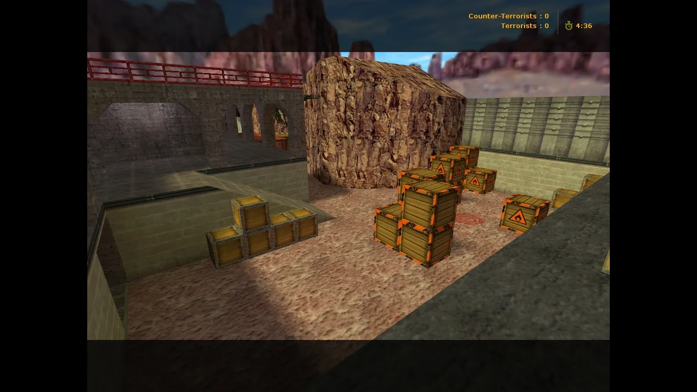 Скриншот  de_fanatic для CS 1.6: разбор карты, точки, маршруты и оптимизация под FPS