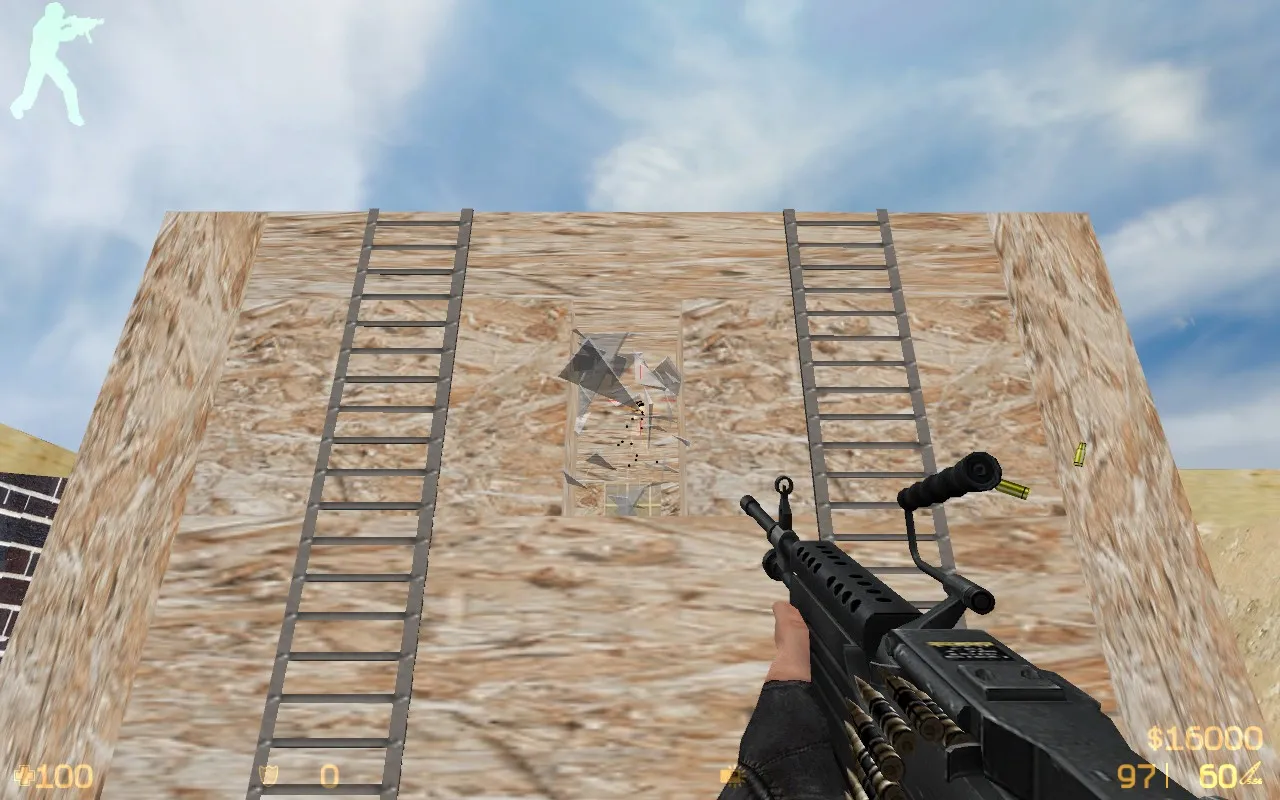 Скриншот  Карта de_rambo для CS 1.6 - Тактические возможности и оптимизация