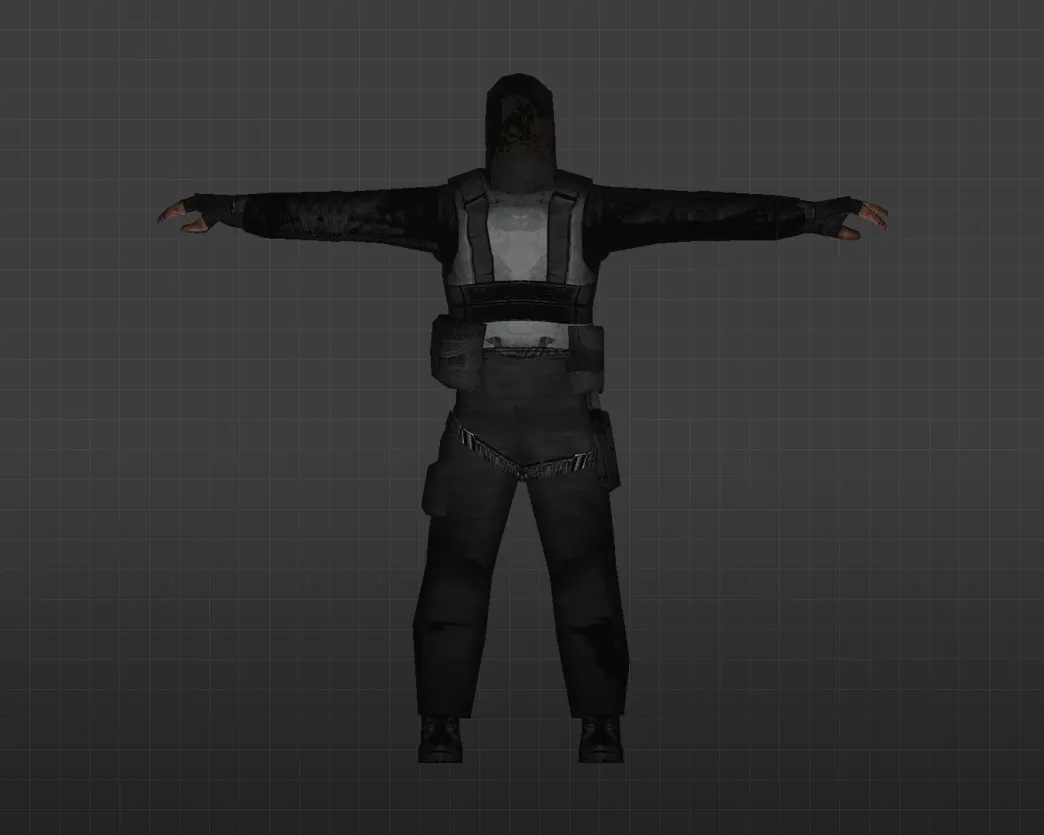 Скриншот Модель «Темный капюшон» для CS 1.6 — Уникальный скин для вашего персонажа