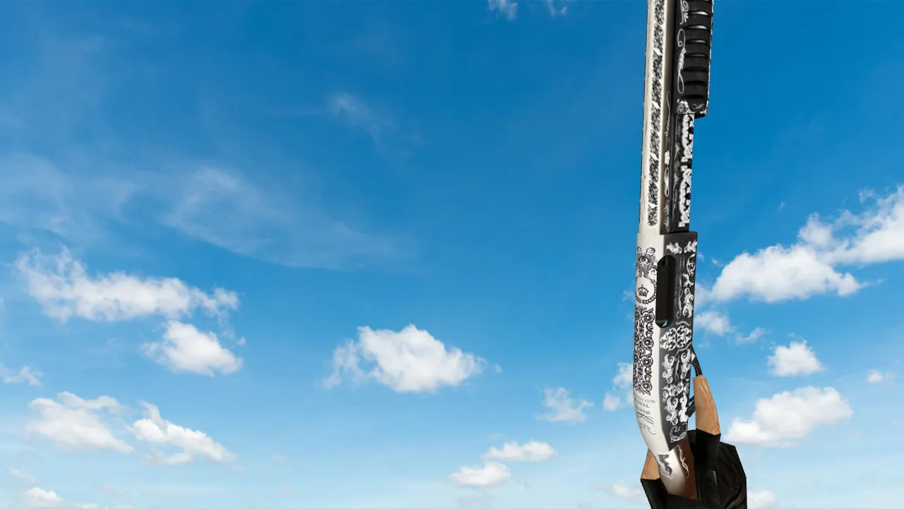 Скриншот Модель «Sawed-off «Королевское серебро»» для CS 1.6