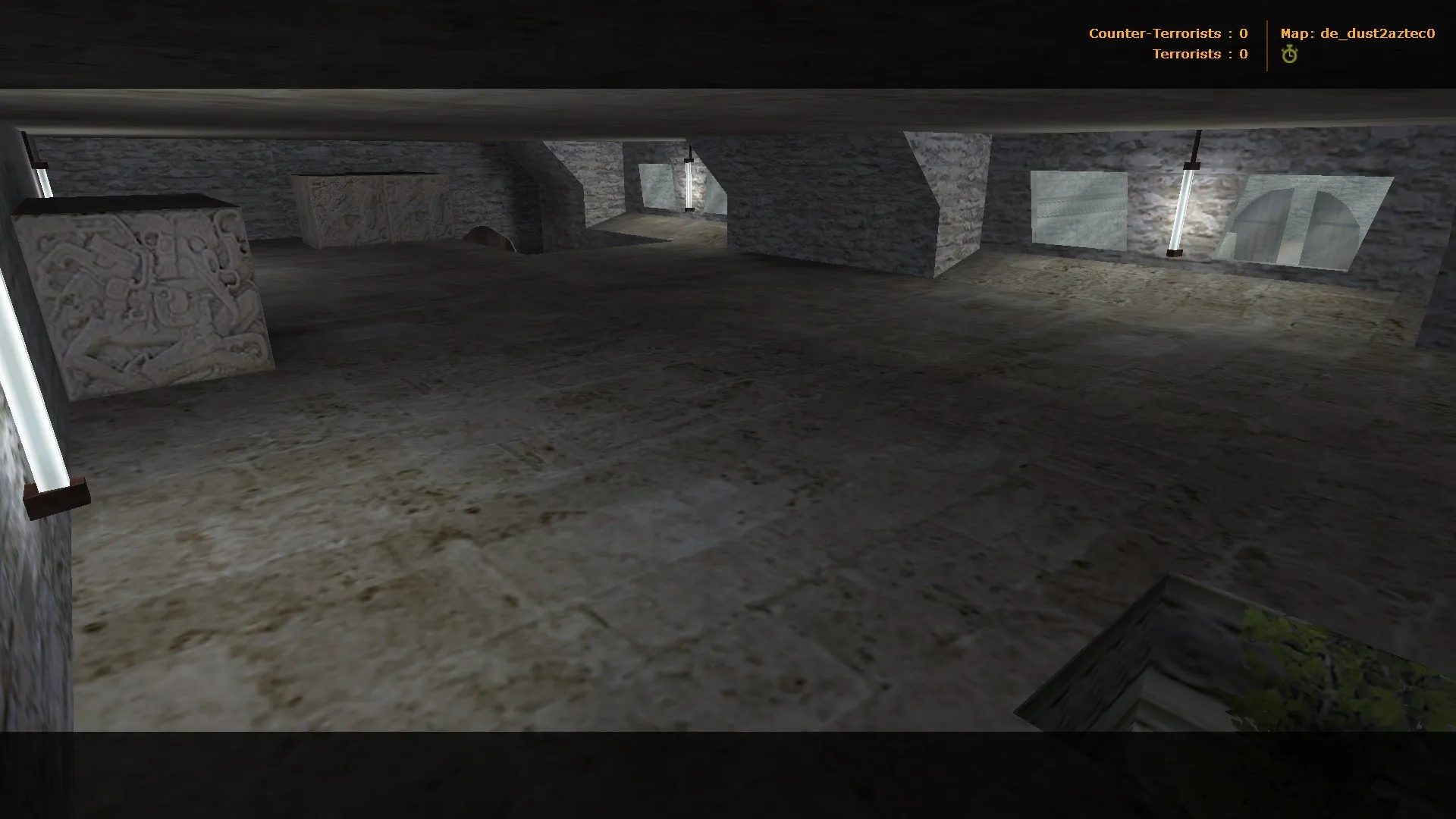 Скриншот  de_dust2aztec для CS 1.6: обзор карты, точки под Т/CT, .nav и оптимизация wpoly/epoly