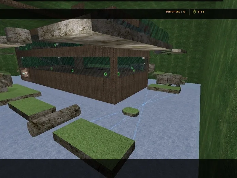 Скриншот  deathrun_witsgarden для CS 1.6: тактика, точки, навигация ботов и оптимизация карты