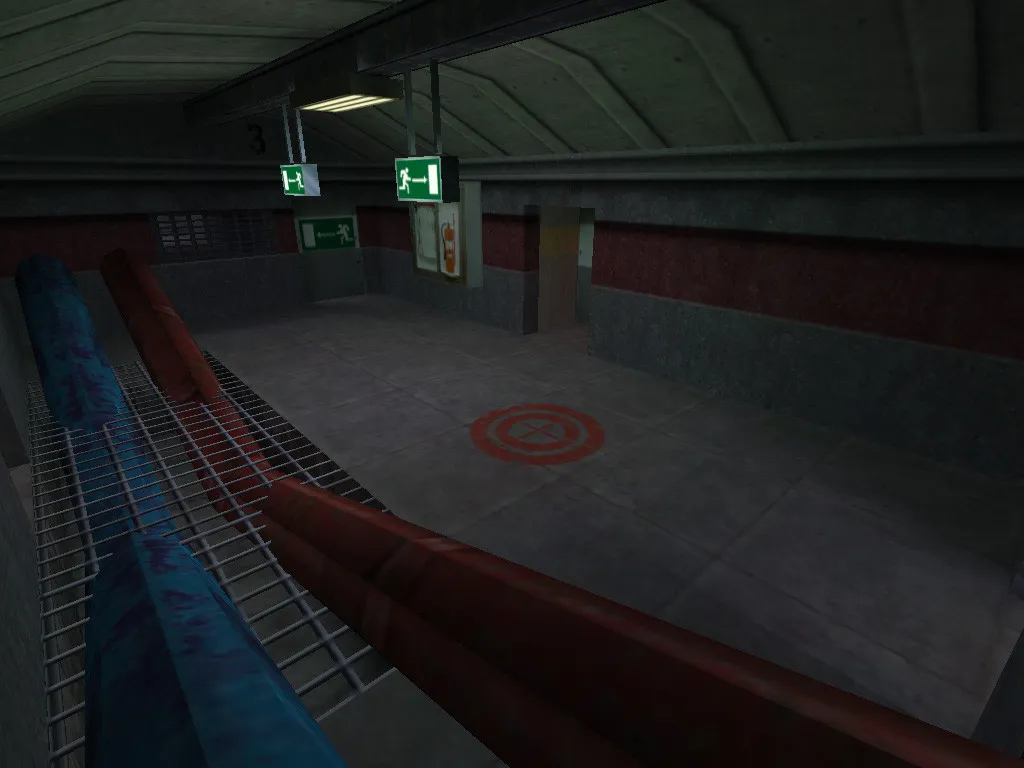 Скриншот  Карта de_tunnel для CS 1.6: Тактика и особенности