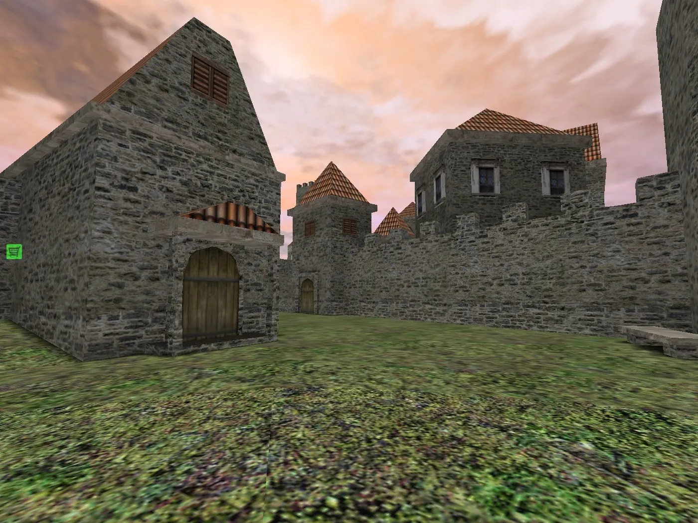 Скриншот  Карта de_stronghold для CS 1.6 - Тактические особенности и стратегии