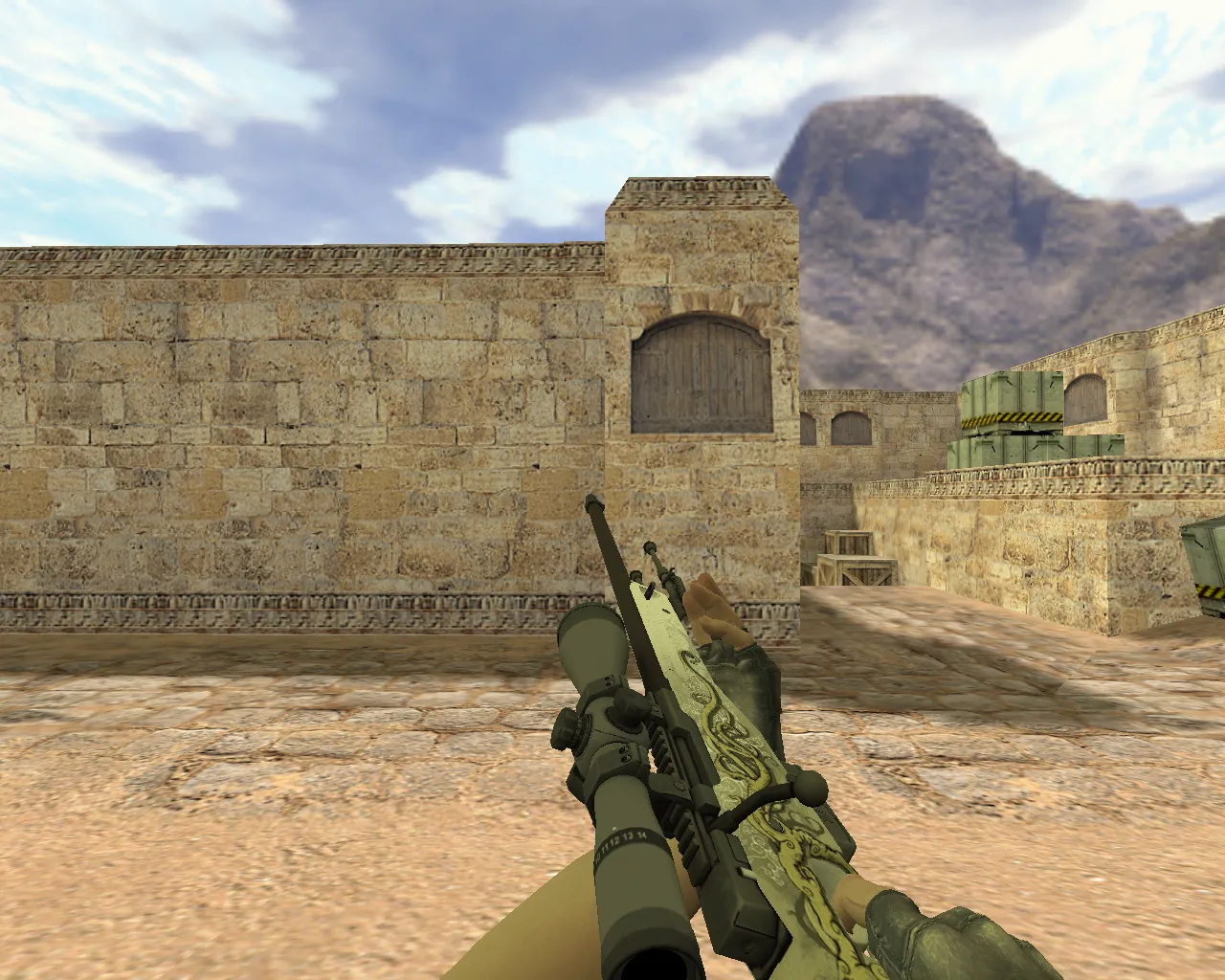 Скриншот Модель AWP Бог червей для CS 1.6