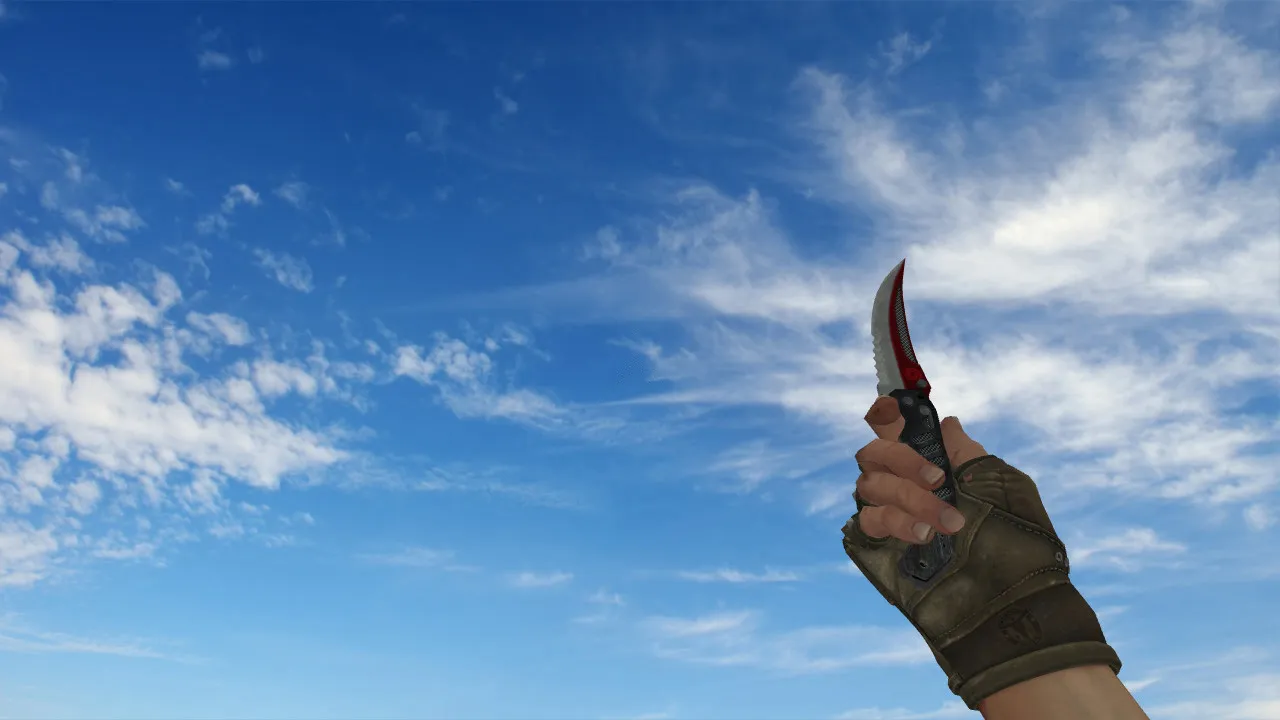 Скриншот Складной нож «Автотроника» (Bloodhound Gloves) для CS 1.6: v_, p_, w_ модели, звуки, анимация осмотра и текстуры