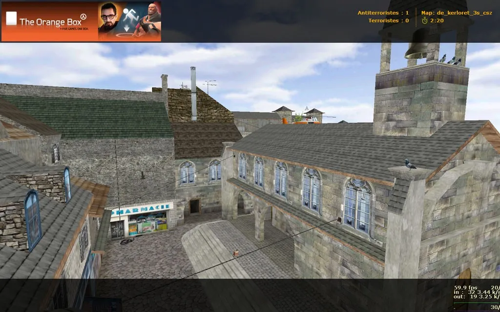 Скриншот  Карта de_kerloret_3s_csz для CS 1.6 | Тактика и особенности