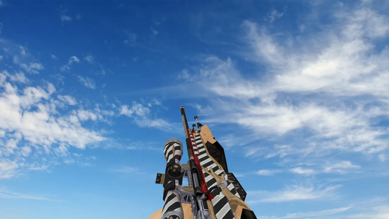 Скриншот Модель «AWP Faust» для CS 1.6 - Уникальные текстуры и анимация