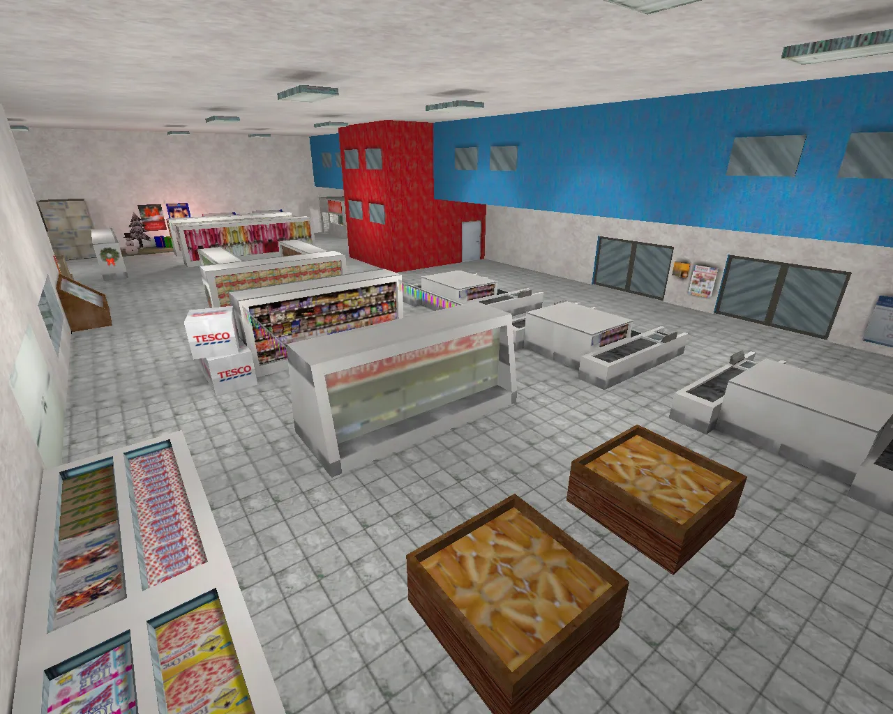 Скриншот  Карта de_tesco для CS 1.6: Баланс, тактика и оптимизация