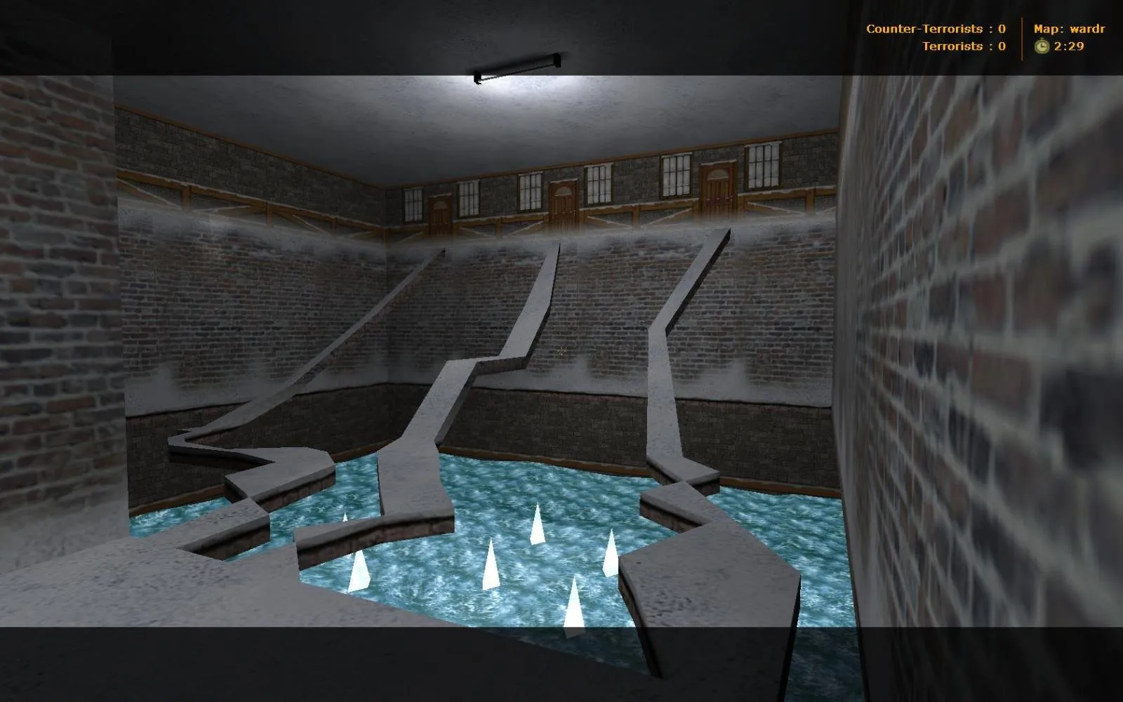 Скриншот  deathrun_war_beta4 для CS 1.6: тактика, точки, .nav для ботов и оптимизация карты