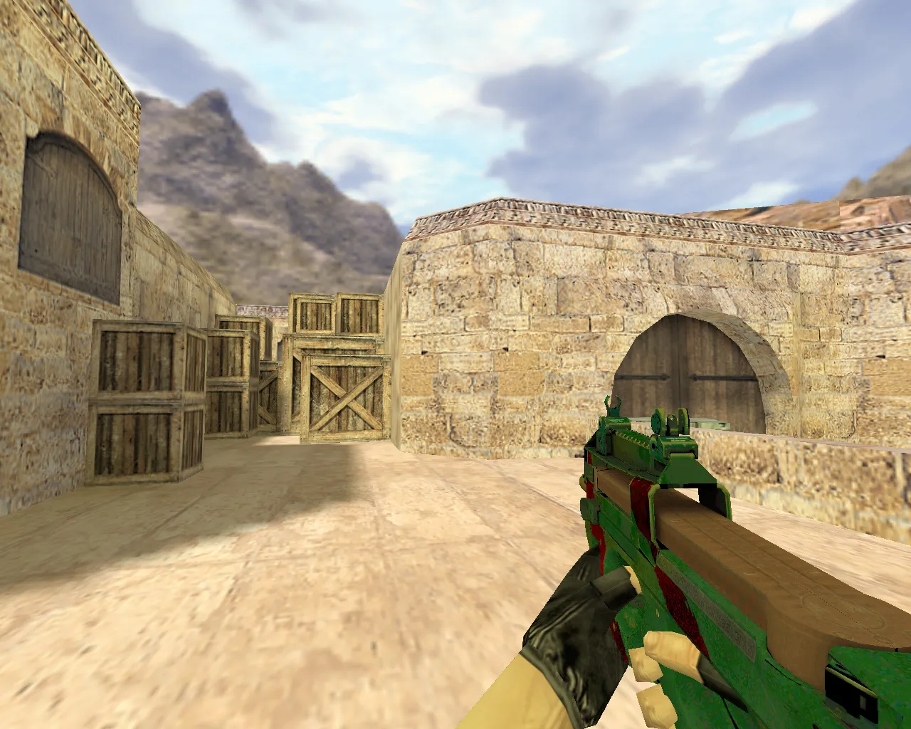 Скриншот Модель «P90 Зеленый гоблин» для CS 1.6 - Скачай и играй