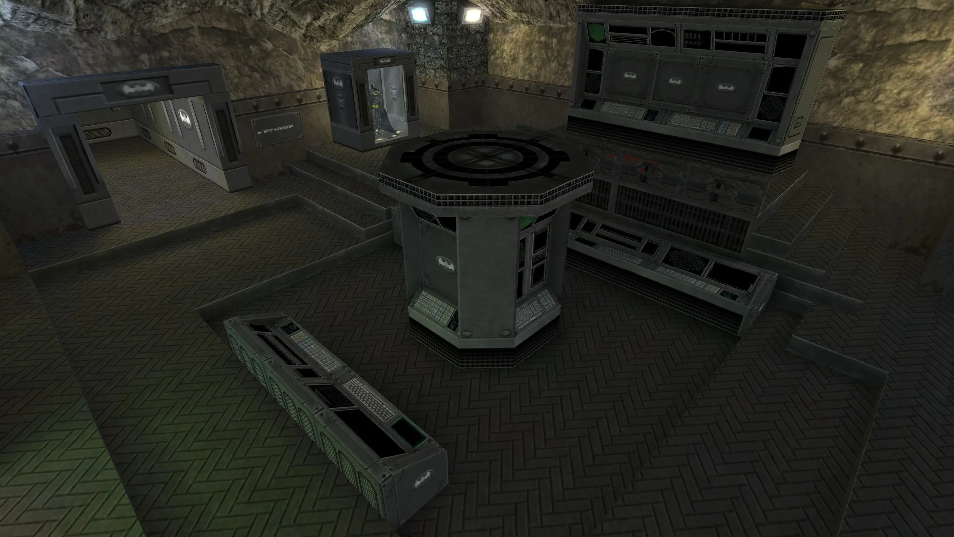 Скриншот de_batcave для CS 1.6: тактики CT/T, точки, .nav, оптимизация wpoly/epoly