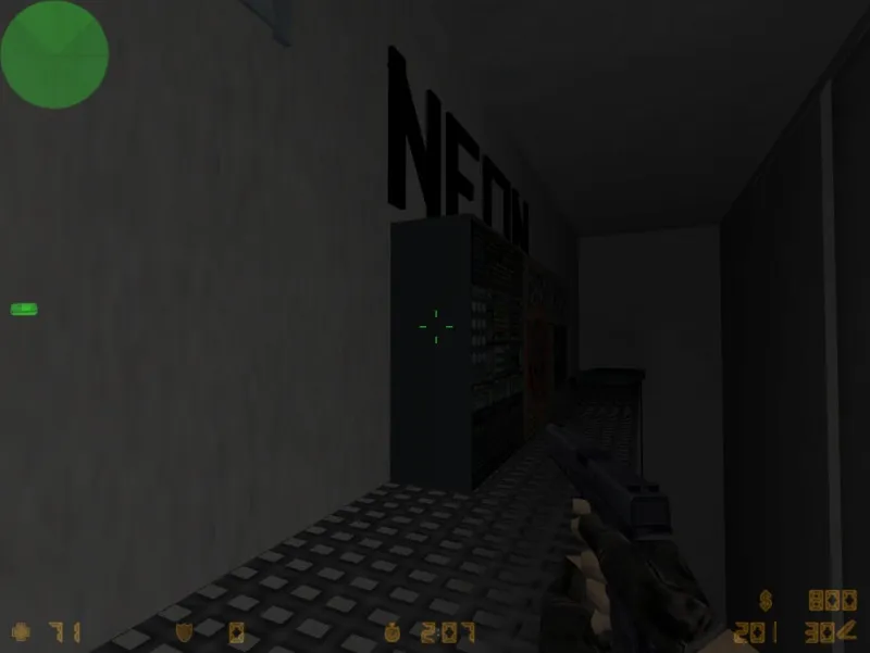 Скриншот Карта «de_neonsroom» для CS 1.6