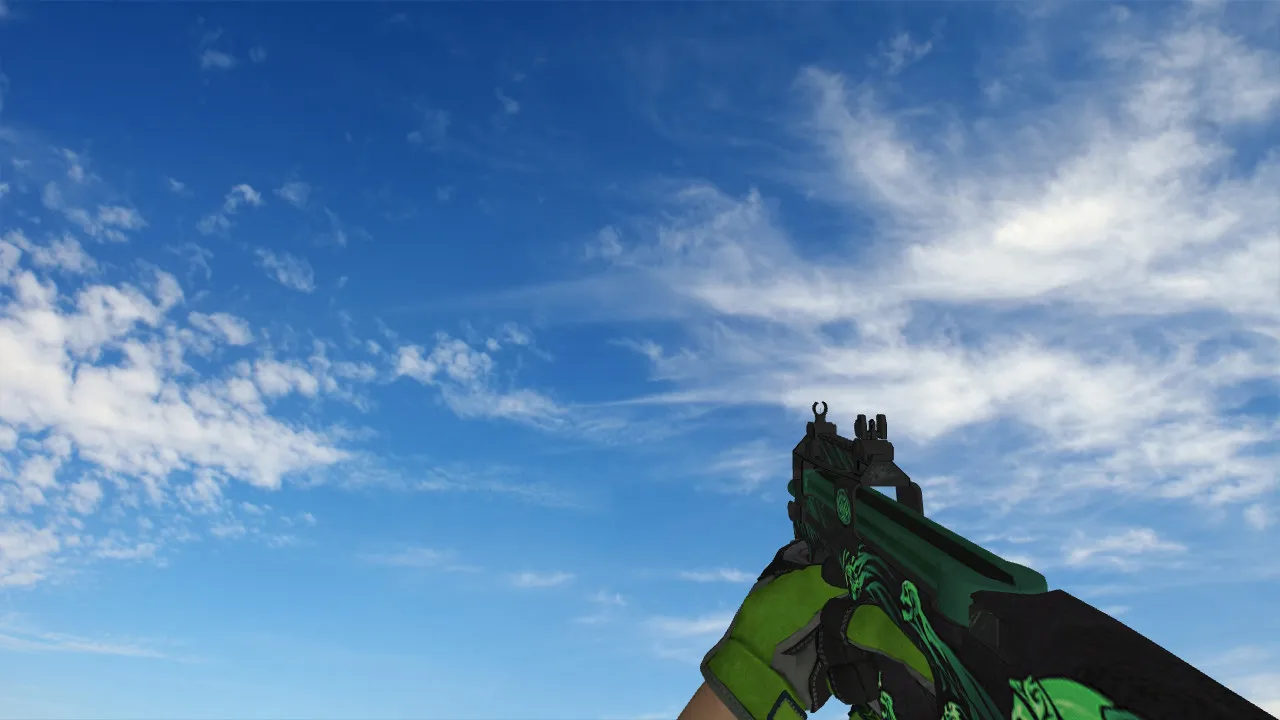 Скриншот  Пак моделей Specialist Gloves Emerald Web Pack для CS 1.6: v_/p_/w_ модели, звуки, анимация осмотра и качество текстур