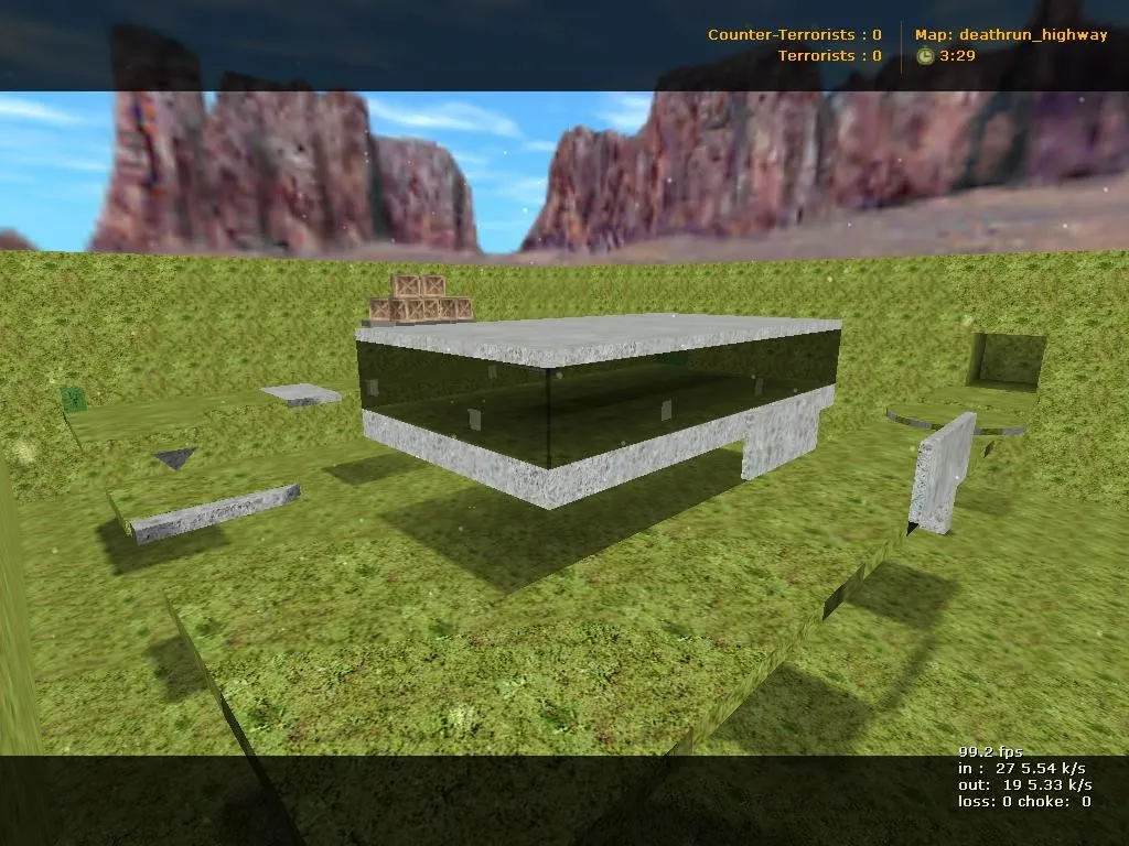 Скриншот Карта «deathrun_highway» для CS 1.6