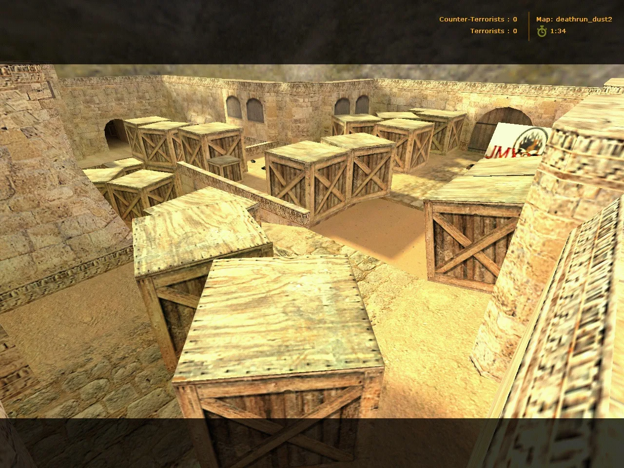 Скриншот Карта «deathrun_dusty2» для CS 1.6