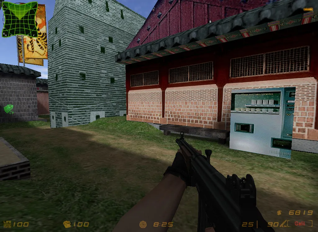Скриншот  Карта de_korea для CS 1.6: Тактический геймплей и баланс сторон