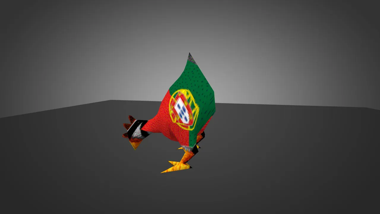 Скриншот Модель «Portugal Chiken» для CS 1.6 - Уникальный скин для игроков