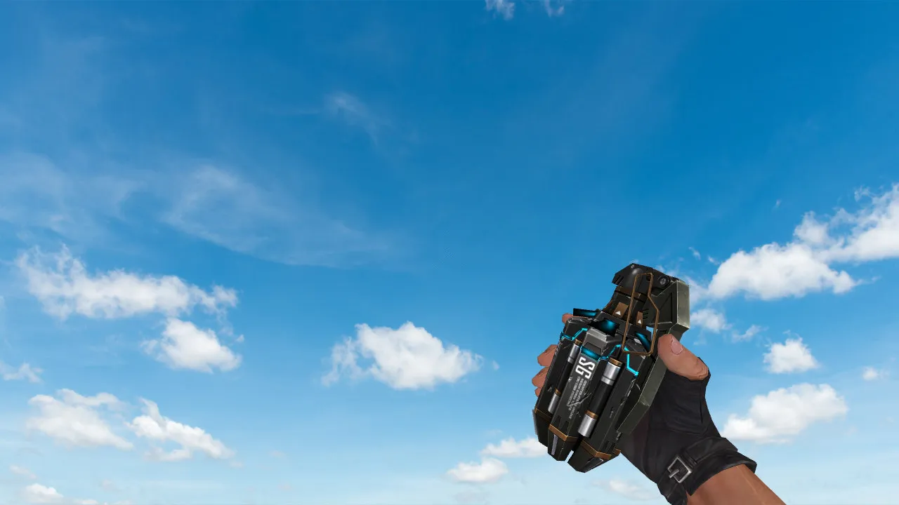 Скриншот Chain Grenade v_, p_, w_ модель гранаты для CS 1.6 с качественным звуком и анимацией осмотра