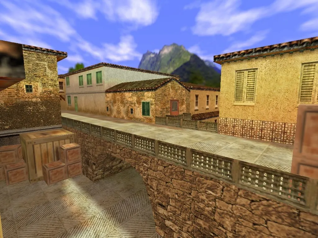 Скриншот  Карта de_marjour для CS 1.6 — тактическое преимущество в игре