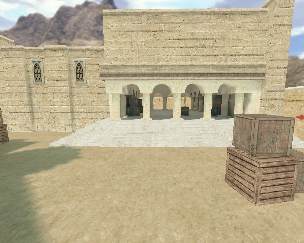 Скриншот de_alexandra для CS 1.6: карта, точки, баланс сторон, оптимизация и .nav для ботов