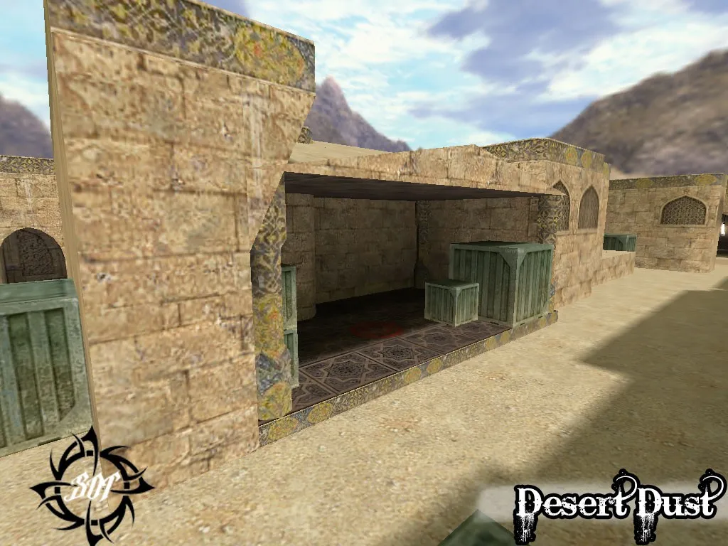 Скриншот Карта «de_desert_dust_b1» для CS 1.6
