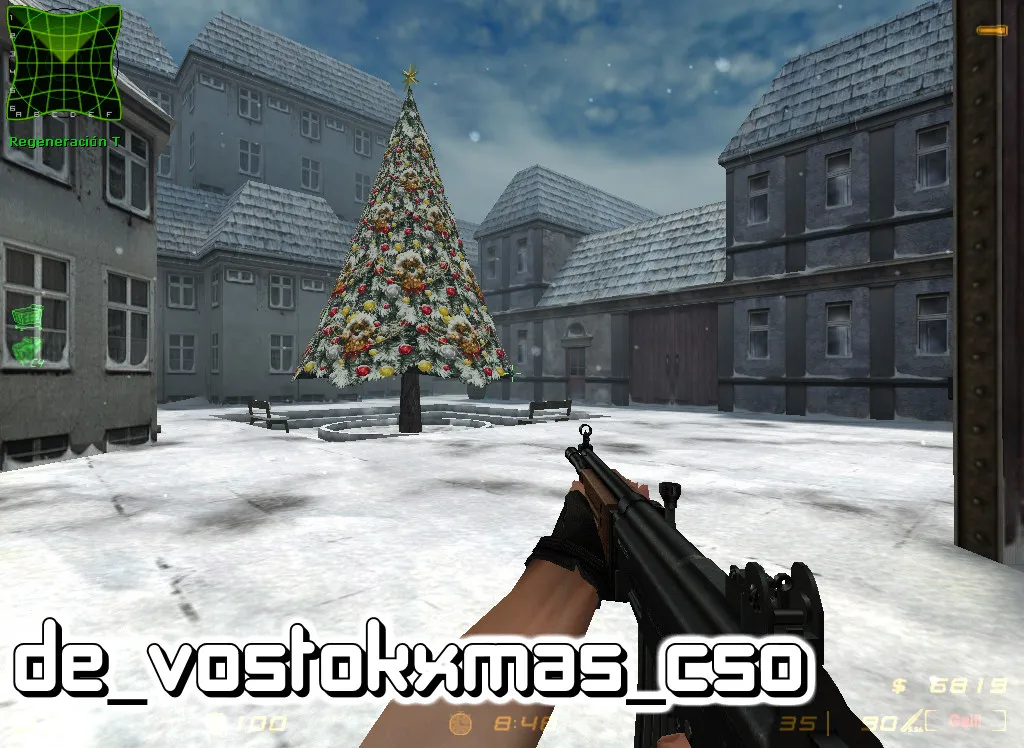 Скриншот  Карта de_vostokxmas_cso для CS 1.6: тактические особенности и детализация