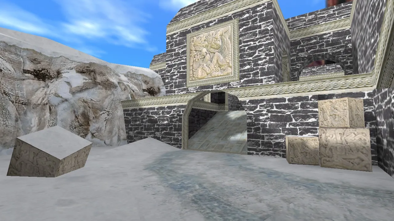 Скриншот Карта de_winteraztec для CS 1.6: полное руководство и тактики