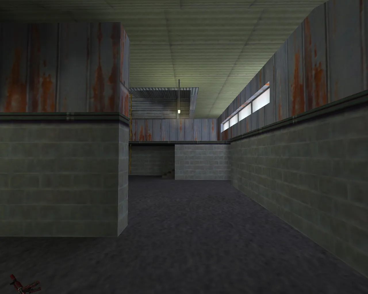 Скриншот  Карта 3d_aim_nuke для CS 1.6: тренировка прицела, точки спавна, навигация для ботов и оптимизация