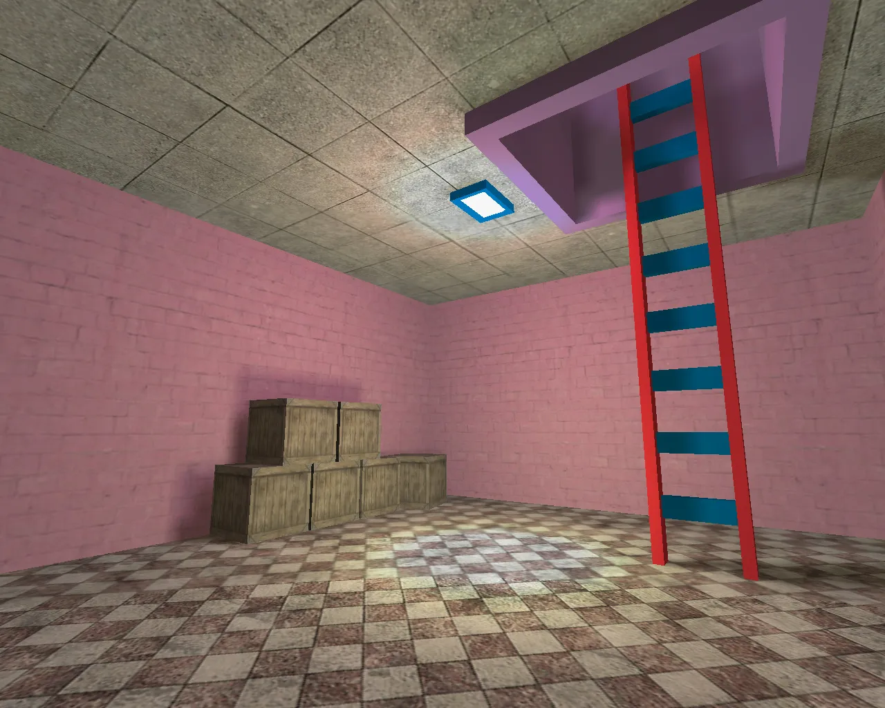 Скриншот  Карта 35hp_pinky для CS 1.6: ножи, баланс раундов, тактика, .nav и оптимизация