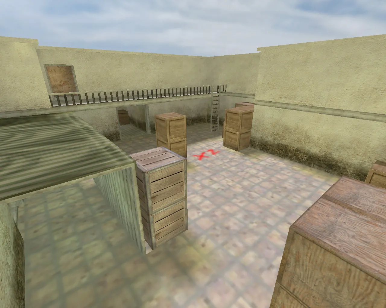 Скриншот  Карта de_tuscan для CS 1.6 – Тактическая карта для игры