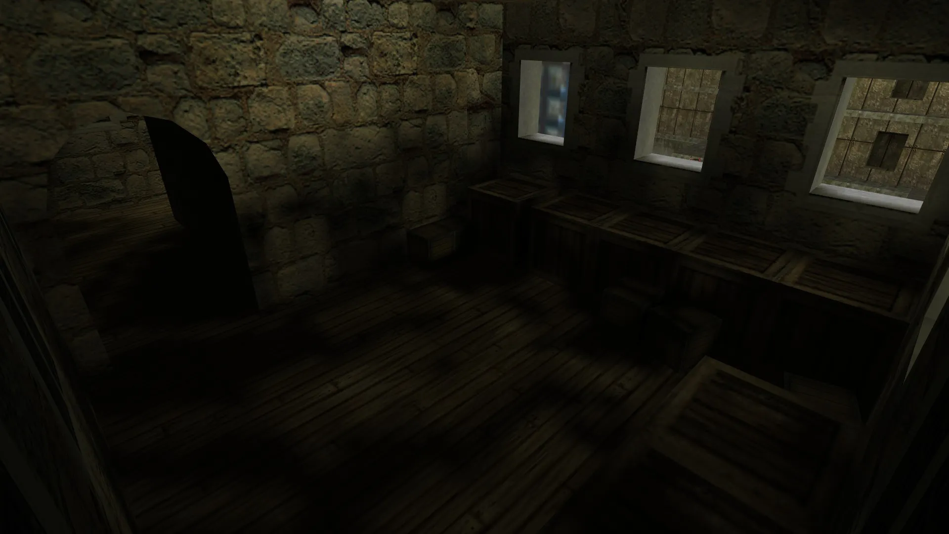 Скриншот  Карта de_cherokee для CS 1.6: баланс сторон, точки, .nav, оптимизация wpoly/epoly