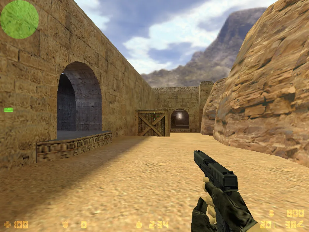 Скриншот  Карта de_dust_assault для CS 1.6: точки, тактика за T/CT, .nav для ботов и оптимизация wpoly/epoly