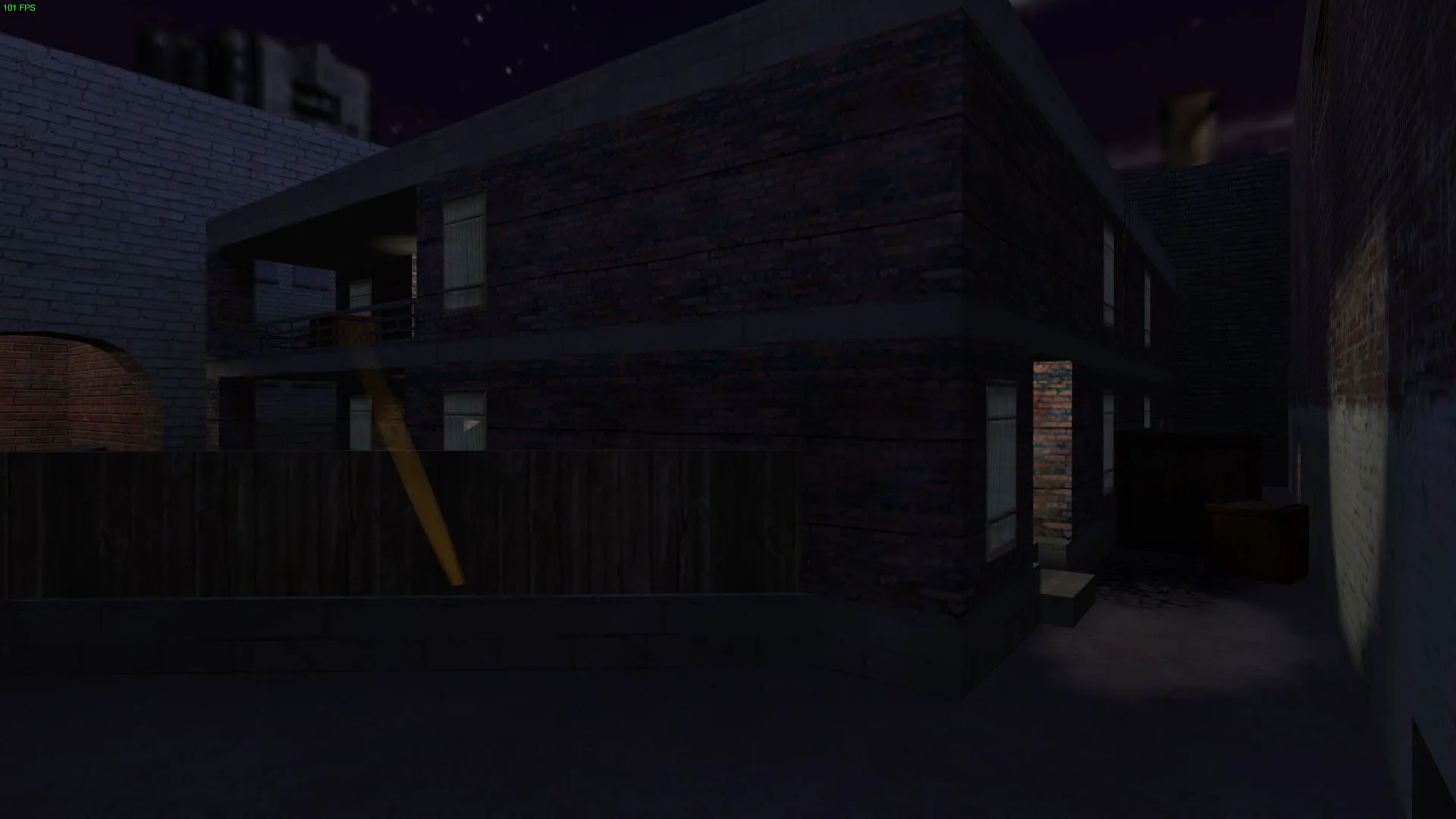 Скриншот Карта de_alley23 для CS 1.6: баланс сторон, точки, .nav для ботов и оптимизация wpoly/epoly