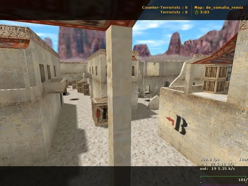 Скриншот  Карта de_somalia_remix для CS 1.6: тактические особенности и оптимизация