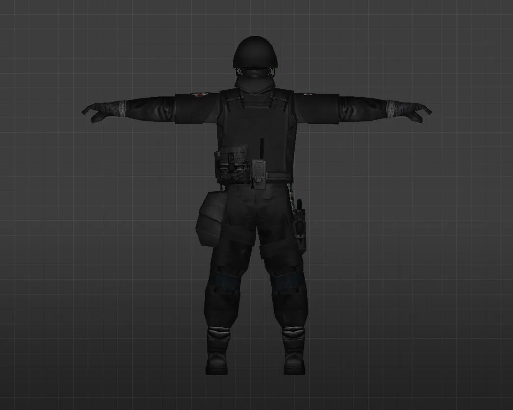 Скриншот Модель «Солдат Umbrella» для CS 1.6 - Качественная текстура и уникальный стиль