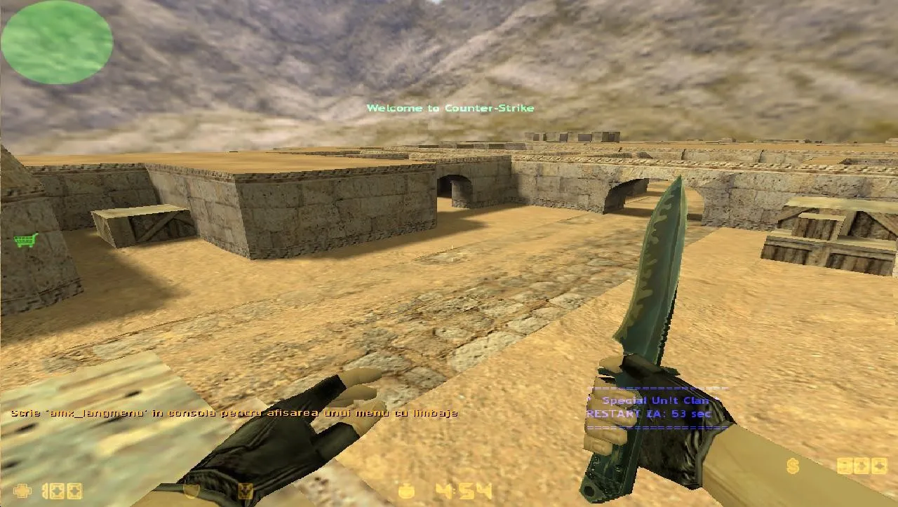 Скриншот de_dust_moama для CS 1.6: точки, маршруты, .nav и оптимизация wpoly/epoly